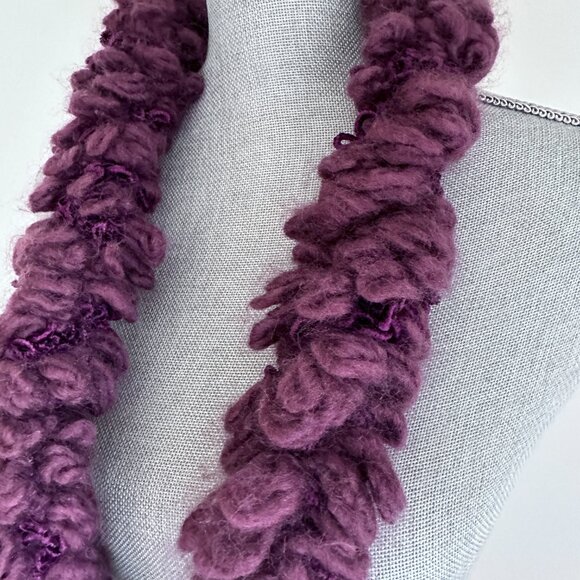 Wool Cardigan Coat Sweater Reversible - Charcoal /Burgundy M-L - Picture 12 of 13